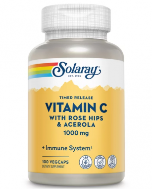 Solaray Super Bio Vitamin C, Buffered, Two Stage Timed-Release